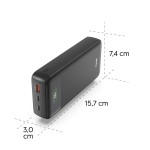 PD70-W65 powerbanka, 27000 mAh, 65 W, 2x USB-C, 1x USB-A, displej PD70-W65 powerbanka, 27000 mAh, 65 W, 2x USB-C, 1x USB-A, displej