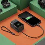 Roll Up powerbanka, 10000 mAh, 20 W, 1x USB-C, 1x USB-A, navíjací kábel
