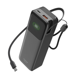Roll Up powerbanka, 20000 mAh, 45 W, 1x USB-C, 1x USB-A, navíjací kábel