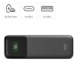 Roll Up powerbanka, 20000 mAh, 45 W, 1x USB-C, 1x USB-A, navíjací kábel