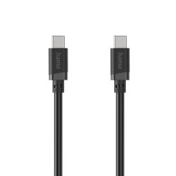 Charging Cable, USB-C - USB-C, 60 W, 1 m, black