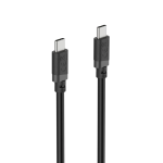 Charging Cable, USB-C - USB-C, 60 W, 1 m, black