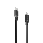 Charging Cable, USB-C - USB-C, 60 W, 1 m, black