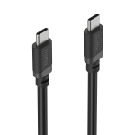 Charging Cable, USB-C - USB-C, 60 W, 1 m, black