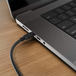 Charging Cable, USB-C - USB-C, 60 W, 1 m, black