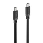 Charging Cable, USB-C - USB-C, 60 W, 1 m, black