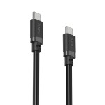 Charging Cable, USB-C - USB-C, 60 W, 1 m, black