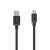Charging Cable, USB-A - USB-C, 1 m, black