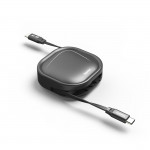 Navíjací USB-C kábel, 1 m, USB 2.0, 60 W Navíjací USB-C kábel, 1 m, USB 2.0, 60 W