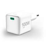 Fast Charger, GaN, USB-C, Super-Mini Charger, PD, 100 W, white Fast Charger, GaN, USB-C, Super-Mini Charger, PD, 100 W, white