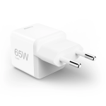 Fast Charger, GaN, USB-C, Super-Mini Charger, PD, 65 W, white