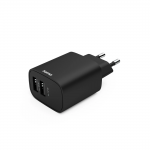 Hama USB nabíjačka, 2x USB-A, 12 W/2,4 A, 20 ks v displeji (cena za ks) Hama USB nabíjačka, 2x USB-A, 12 W/2,4 A, 20 ks v displeji (cena za ks)