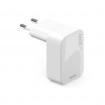 Rýchlonabíjačka, GaN, 1x USB-C, skladací mini nabíjač, PD, 30 W, biela