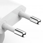 Rýchlonabíjačka, GaN, 1x USB-C, skladací mini nabíjač, PD, 30 W, biela