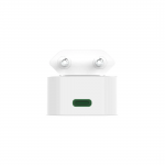 Rýchlonabíjačka, GaN, 1x USB-C, skladací mini nabíjač, PD, 30 W, biela