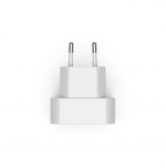 Rýchlonabíjačka, GaN, 2x USB-C, skladací mini nabíjač, PD, 40 W, biela