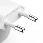 Rýchlonabíjačka, GaN, 2x USB-C, skladací mini nabíjač, PD, 40 W, biela