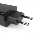 Rýchla USB nabíjačka USB-C PD 20 W, čierna Rýchla USB nabíjačka USB-C PD 20 W, čierna