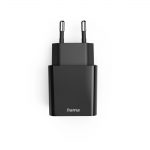 Rýchla USB nabíjačka USB-C PD 20 W, čierna Rýchla USB nabíjačka USB-C PD 20 W, čierna
