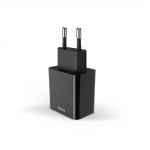 Rýchla USB nabíjačka USB-C PD 20 W, čierna Rýchla USB nabíjačka USB-C PD 20 W, čierna