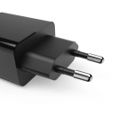 Rýchla USB nabíjačka USB-C PD 20 W, čierna Rýchla USB nabíjačka USB-C PD 20 W, čierna