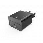 Rýchla USB nabíjačka USB-C PD 20 W, čierna Rýchla USB nabíjačka USB-C PD 20 W, čierna