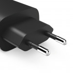 Rýchla USB nabíjačka USB-C, USB-A, PD/QC 30 W, čierna Rýchla USB nabíjačka USB-C, USB-A, PD/QC 30 W, čierna