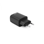 Rýchla USB nabíjačka USB-C, USB-A, PD/QC 30 W, čierna Rýchla USB nabíjačka USB-C, USB-A, PD/QC 30 W, čierna