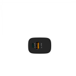 Rýchla USB nabíjačka USB-C, USB-A, PD/QC 30 W, čierna Rýchla USB nabíjačka USB-C, USB-A, PD/QC 30 W, čierna
