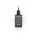 Rýchla USB nabíjačka 2x USB-C, USB-A, PD/QC 65 W, čierna Rýchla USB nabíjačka 2x USB-C, USB-A, PD/QC 65 W, čierna