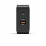 Rýchla USB nabíjačka GaN 2x USB-C, USB-A, PD 100 W, čierna Rýchla USB nabíjačka GaN 2x USB-C, USB-A, PD 100 W, čierna