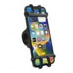 Univerzálny držiak mobilu na bicykel, priemer 2–3,5 cm, flexibilný