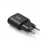 Nabíjačka, 2x USB-A, 12 W, čierna