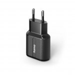 Nabíjačka, 2x USB-A, 12 W, čierna