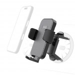 Držiak mobilu do auta na okrúhle ventilácie, otočný 360°, univerzálny