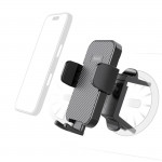 Držiak mobilu do auta na okrúhle ventilácie, otočný 360°, univerzálny