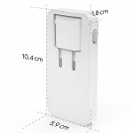 Rýchlonabíjačka, 2x USB-C, 1x USB-A, plochá mini nabíjačka, PD, 65 W, WS