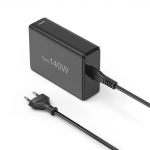 USB nabíjačka GaN, 5 portov, 3x USB‑C + 2x USB‑A, PD, 140 W USB nabíjačka GaN, 5 portov, 3x USB‑C + 2x USB‑A, PD, 140 W