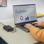USB nabíjačka GaN, 5 portov, 3x USB‑C + 2x USB‑A, PD, 140 W