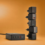 USB nabíjačka GaN, 5 portov, 3x USB‑C + 2x USB‑A, PD, 140 W USB nabíjačka GaN, 5 portov, 3x USB‑C + 2x USB‑A, PD, 140 W