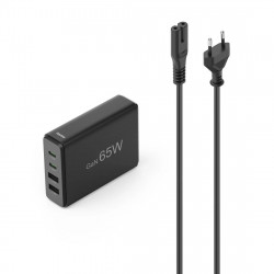 USB nabíjačka GaN, 4 porty, 2x USB‑C + 2x USB‑A, PD, 65 W