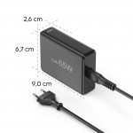 USB nabíjačka GaN, 4 porty, 2x USB‑C + 2x USB‑A, PD, 65 W USB nabíjačka GaN, 4 porty, 2x USB‑C + 2x USB‑A, PD, 65 W