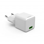Rýchlonabíjačka, USB-C, supermini nabíjačka, PD, 20 W, biela