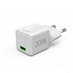 Rýchlonabíjačka, USB-C, supermini nabíjačka, PD, 20 W, biela Rýchlonabíjačka, USB-C, supermini nabíjačka, PD, 20 W, biela