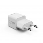 Rýchlonabíjačka, USB-C, supermini nabíjačka, PD, 20 W, biela