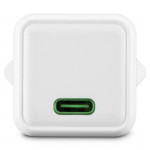 Rýchlonabíjačka, USB-C, supermini nabíjačka, PD, 20 W, biela