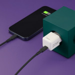 Rýchlonabíjačka, USB-C, supermini nabíjačka, PD, 20 W, biela