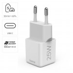 Rýchlonabíjačka, USB-C, super mini nabíjačka, PD, 25 W, biela Rýchlonabíjačka, USB-C, super mini nabíjačka, PD, 25 W, biela