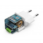 Rýchlonabíjačka, GaN, USB-C, super mini nabíjačka, PD, 30 W, biela Rýchlonabíjačka, GaN, USB-C, super mini nabíjačka, PD, 30 W, biela