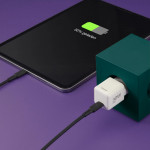 Rýchlonabíjačka, GaN, USB-C, super mini nabíjačka, PD, 30 W, biela